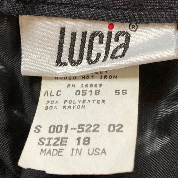 Vintage Lucia Deadstock Pleated Trousers | Fully Lined and Machine Washable - Picture 8 of 12